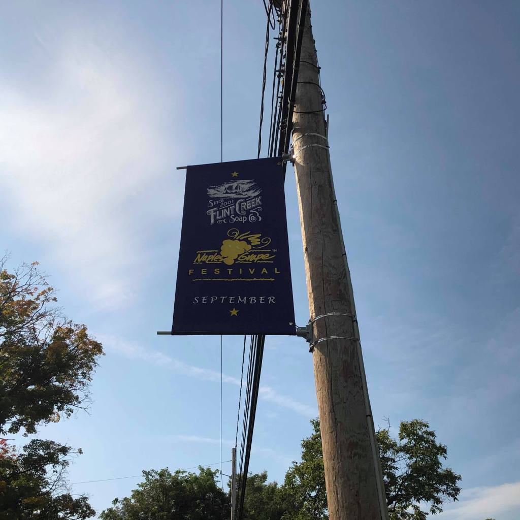 Naples Grape Festival banner