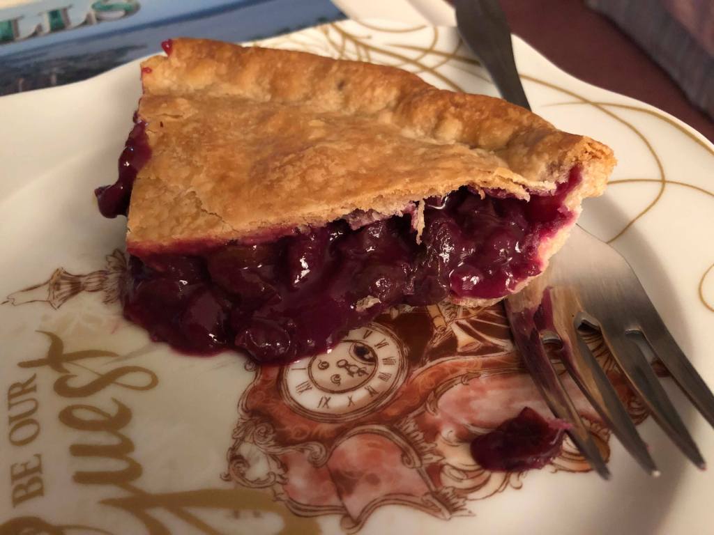 Candy's Country Pie grape pie from Naples Grape Festival.