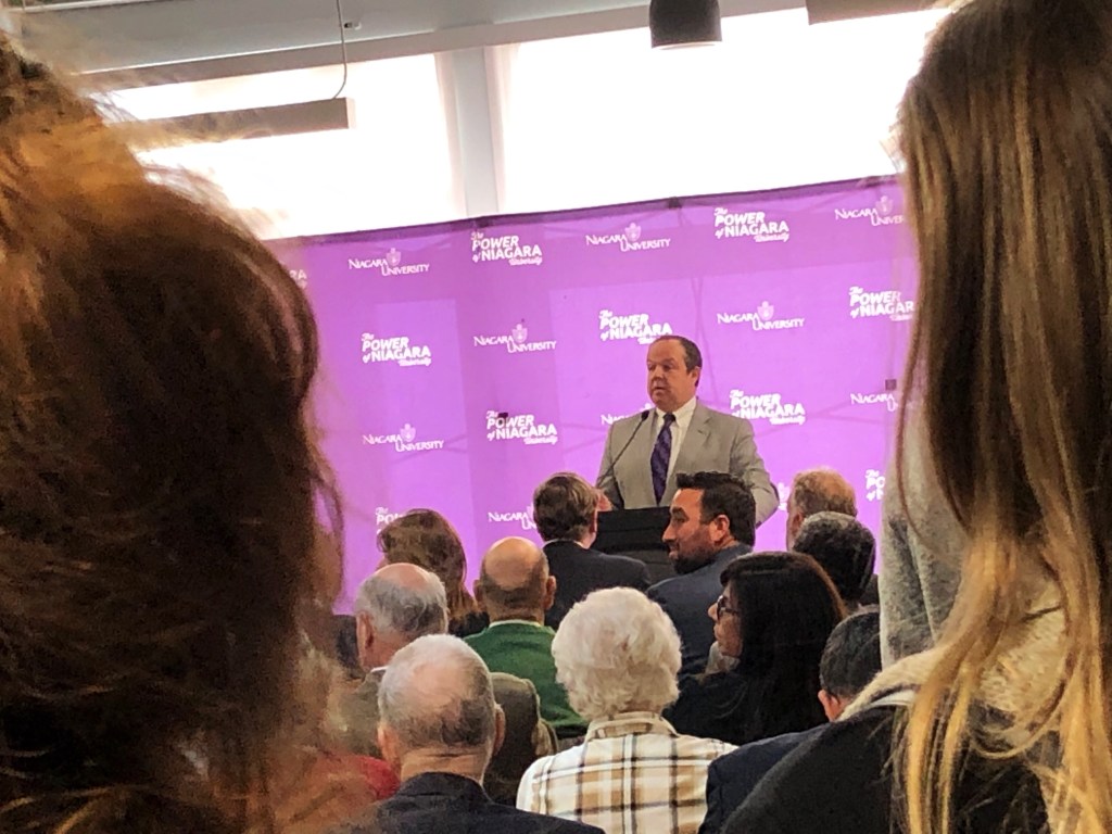 Thomas Burns at TReC ribbon cutting