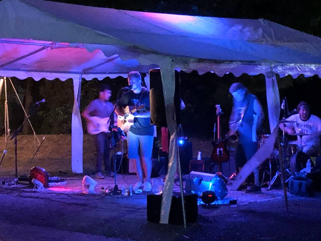 Chris Borgatti and friends performing at Old Stone Jug