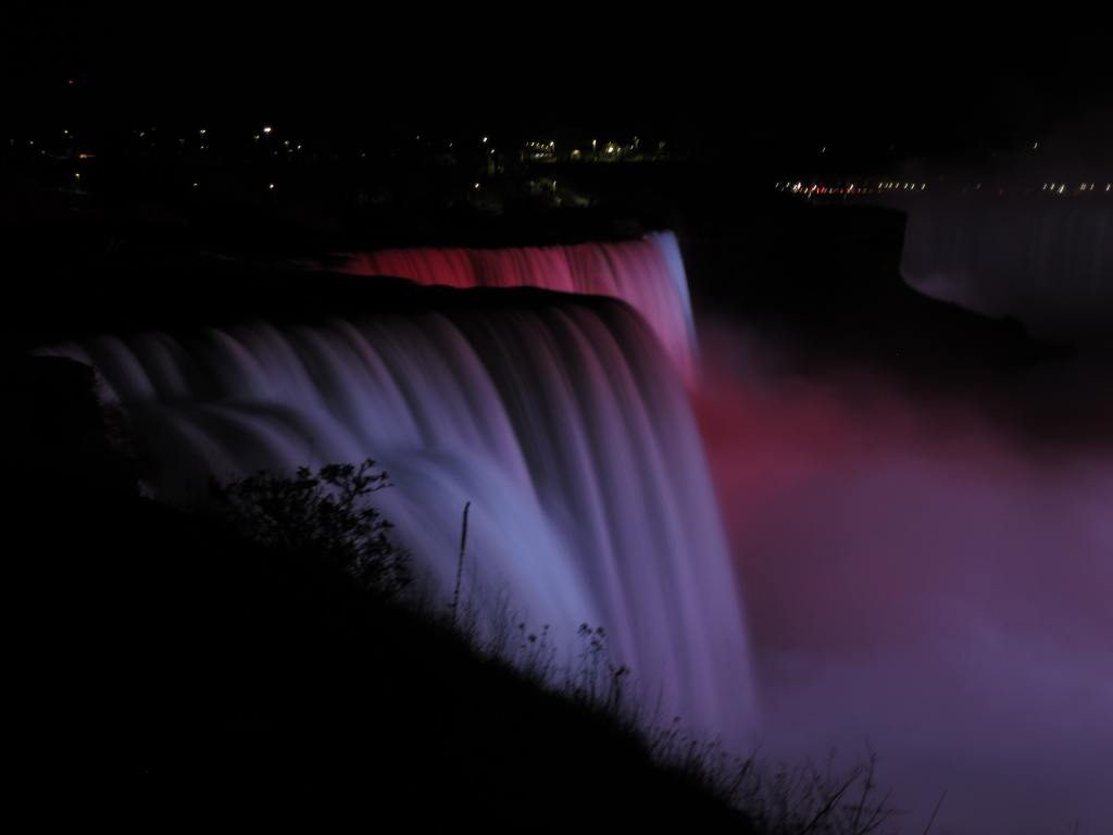 Niagara Falls Illuminated from Prospect Point