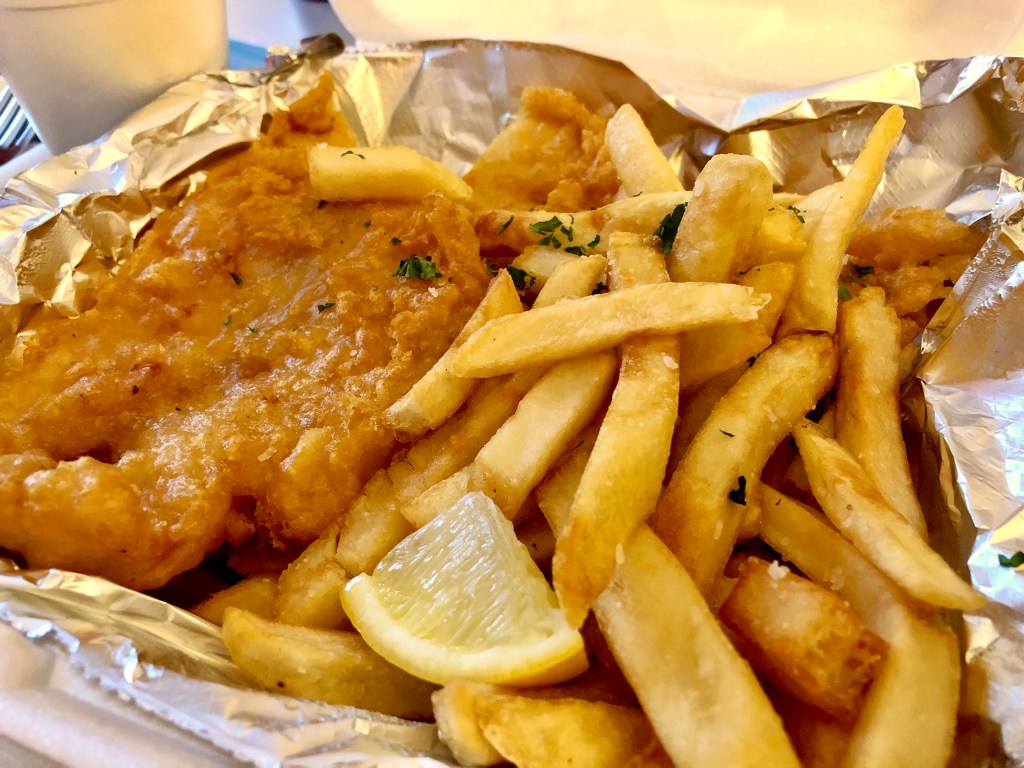 Fish Fry from The 755 Restaurant and Lounge. Niagara Falls, NY.