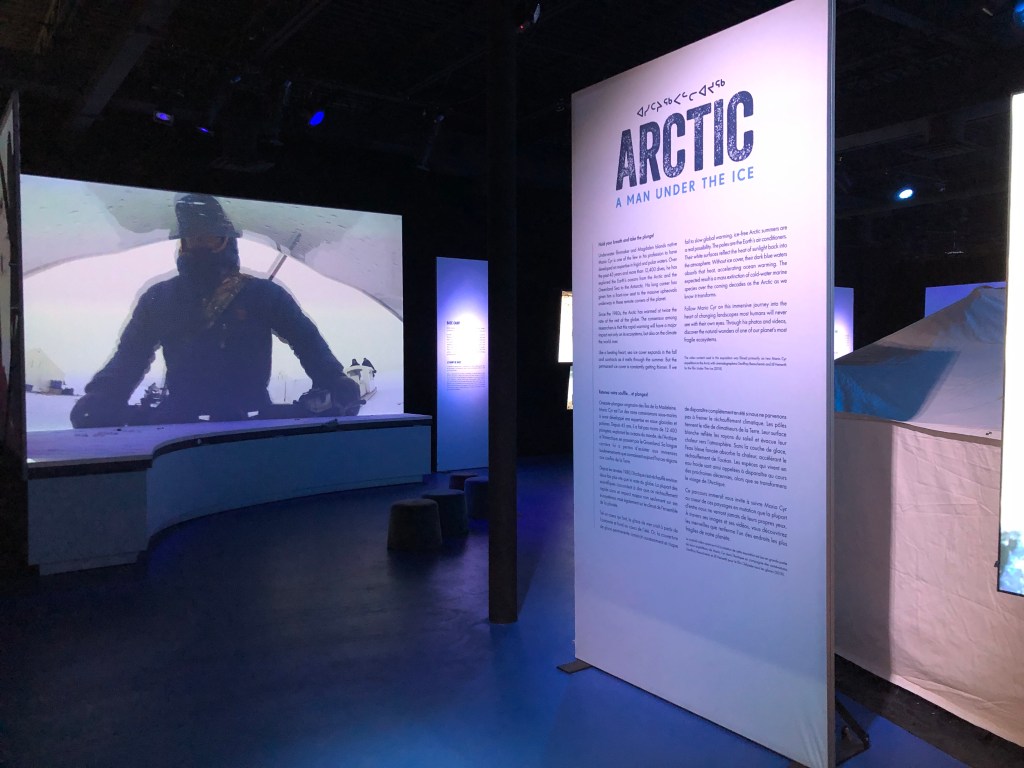 Arctic A Man Under the Ice exhibit at NISE Events Center