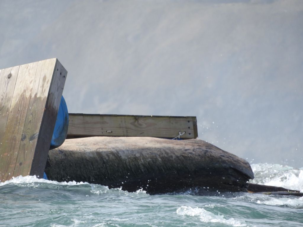 close up of floating dock